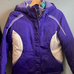 Girls ski/snow jacket with zip out lining